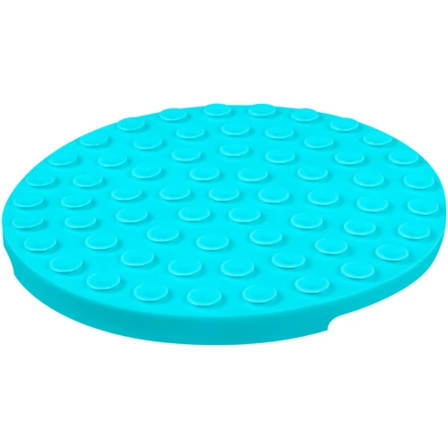 Коврик Waudog Silicone для слизывания и медленного кормления 211х211х30 мм Голубой (23502): Материал Силикон