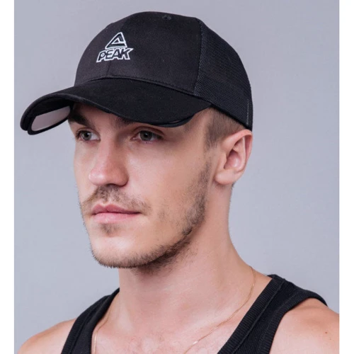 Мужская бейсболка Peak M192130-BLA черная (6941722663552)