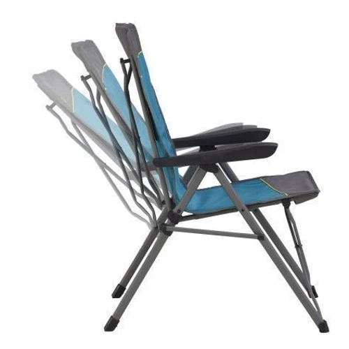 Кресло раскладное Uquip Justy Blue/Grey (244015): Материал каркаса Сталь