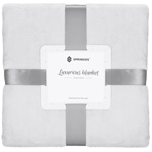 Плед Springos Luxurious Blanket 200x220 см серый (HA7205) фото 7