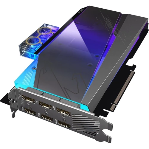 Видеокарта Gigabyte GeForce RTX 3090 XTREME WATERFORCE WB 24G (GV-N3090AORUSX WB-24GD): Разрядность шины памяти, бит 384
