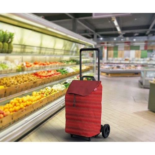 Сумка-тележка Gimi Easy Red 40 л (929074): Габариты 34х45х96 см