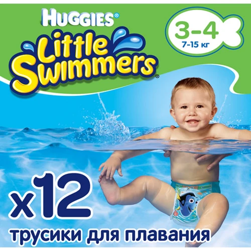 Huggies Little Swimmers Naz 3-4 12