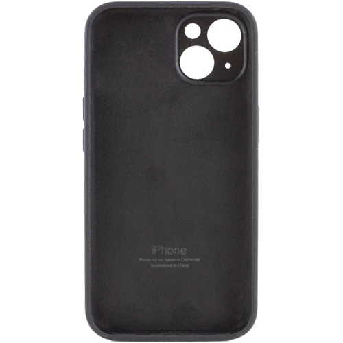 Чехол для iPhone Mobile Case Silicone Case Full Camera Protective Black for iPhone 15: Цвет черный