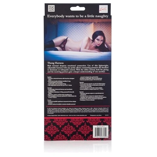 Стринги для страпона Scandal Thong Harness