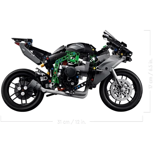 Конструктор LEGO Technic Мотоцикл Kawasaki Ninja H2R 643 детали (42170) фото 6