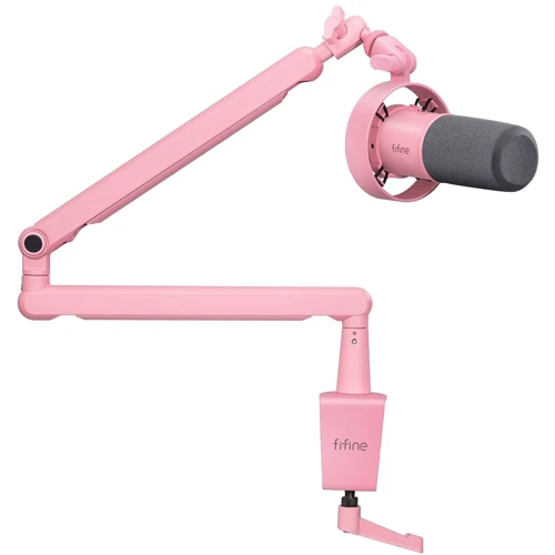 Динамический USB/XLR микрофон Fifine T688P Pink: Способ подключения Проводной