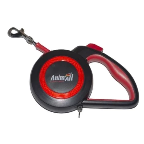 Рулетка-поводок AnimAll Рефлектор М MS7110-5M черно-красный (143,550)