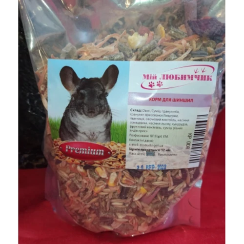 Корм Мой Любимчик Premium для шиншилы 10 кг