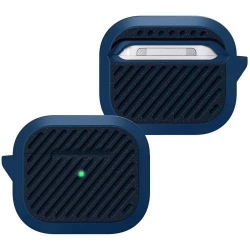 Чехол для наушников LAUT Capsule IMPKT with Belt Marine Blue (L_AP4_CA_BL) for Apple AirPods 3 фото 1