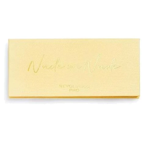 Makeup Revolution Pro Colour Focus Palette Nude on Nude Тени для век Палетка 10 цветов 15 g: Вид Палетки теней