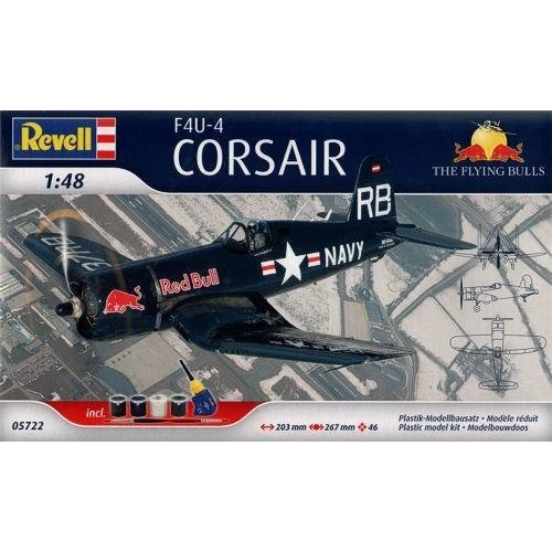 Модель Revell Самолет F4U-4 Corsair Flying Bulls 1:48 (5722)