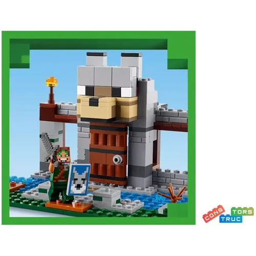 Конструктор LEGO Minecraft Волк из Цитадели (21261) фото 4
