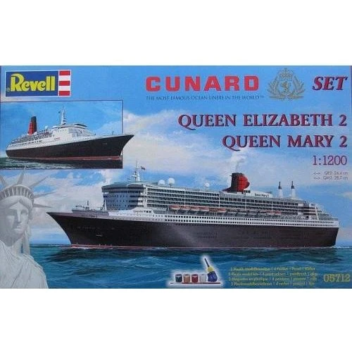 Подарочный набор Revell с пароходами Queen Mary 2 / Queen Elizabeth 2 (RV05712)