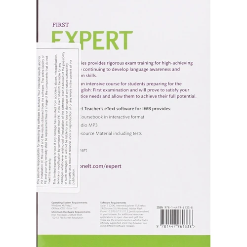 Expert First 3rd Ed (2015) Teachers Text CD: Виробник Pearson Education Limited