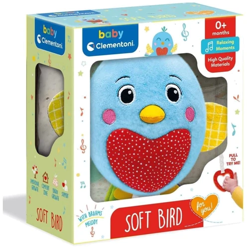 Музыкальная игрушка на кроватку Clementoni Soft bird (17794)