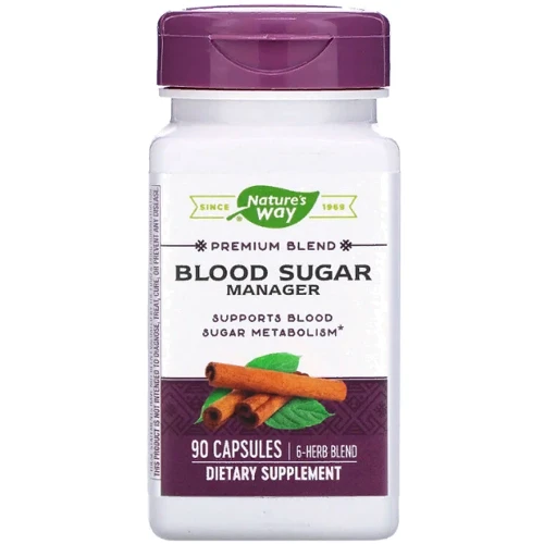 Nature's Way, Blood Sugar, 90 Veg. Capsules (NWY-79200)