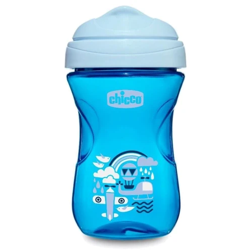 Поильник-непроливайка Chicco Easy Cup от 12 месяцев 266 мл Синий (06961.20.03)
