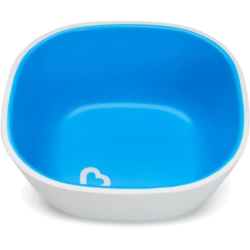 Набір тарілок Munchkin Splash Bowls, 2 шт, зелена та блакитна (46725.01): Матеріал пластик