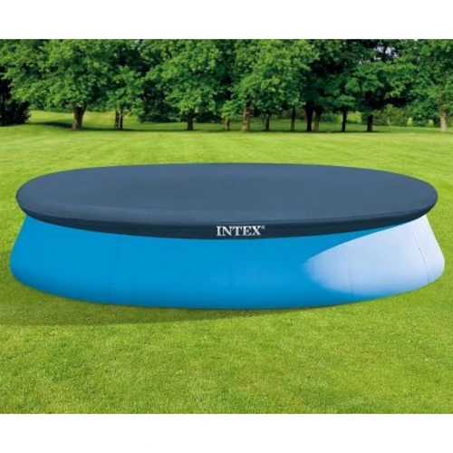 Тент – чехол для надувного бассейна Intex 28026 диаметр 376 см фото 2