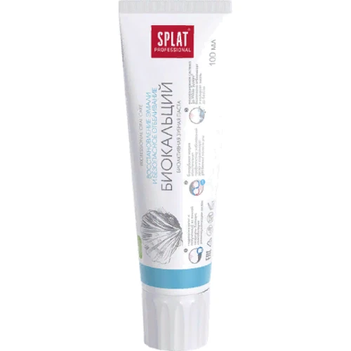 Splat Professional Biocalcium Зубная паста Биокальций 100 ml: Назначение Отбеливание, Комплексная защита, Чувствительные зубы
