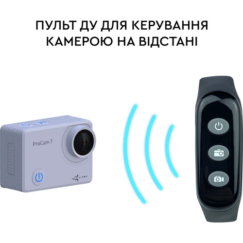 Экшн камера Набор для Стримера 15 в 1 AIRON ProCam 7 Touch с аксессуарами: Разрешение видео 4K (3840x2160) 24 FPS