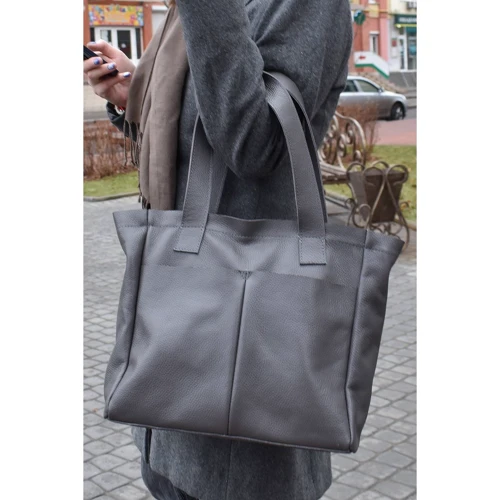 Жіноча сумка тоут ARTiS Bags сіра (16874629)