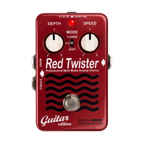 Педаль гитарных эффектов Гитарная педаль эффектов EBS Red Twister Guitar Edition