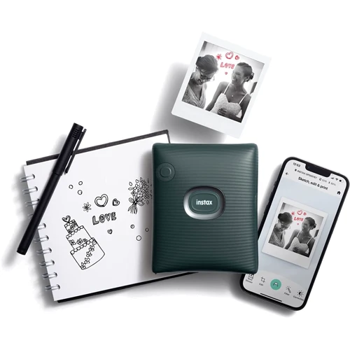 Fujifilm Instax SQ Link Green: Формат печати 72х86 мм