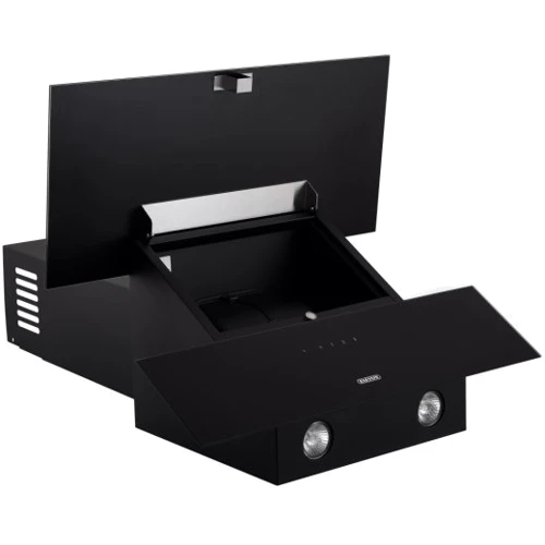 Витяжка Eleyus Element 700 60 BL: Матеріал корпусу нержавіюча cталь, Скло