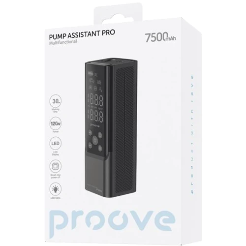 Автомобильный насос Proove Pump Assistant Pro 120W 7500mAh black (PPAP80010901)
