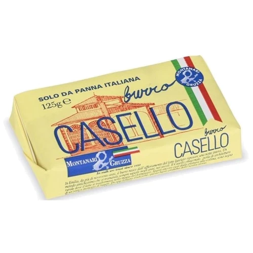 Масло вершкове Casello Montanari Gruzza 83%, 125 г (WT4351)