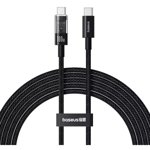 Кабель Baseus Cable USB-C to USB-C Gem Fast-Charging 100W 2m Black (P10373000111-01)