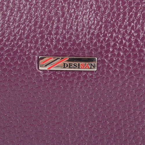 Женская косметичка Desisan фиолетовая (SHI2-413): Фактура Матовая, Зернистая