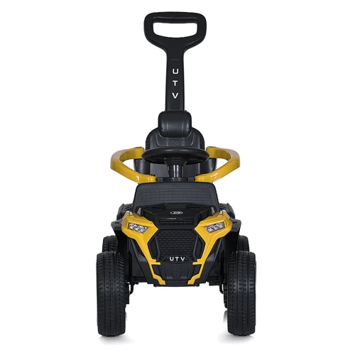 Детский электромобиль-толокар 2в1 Bambi Квадроцикл желтый (M 4803EL-6)