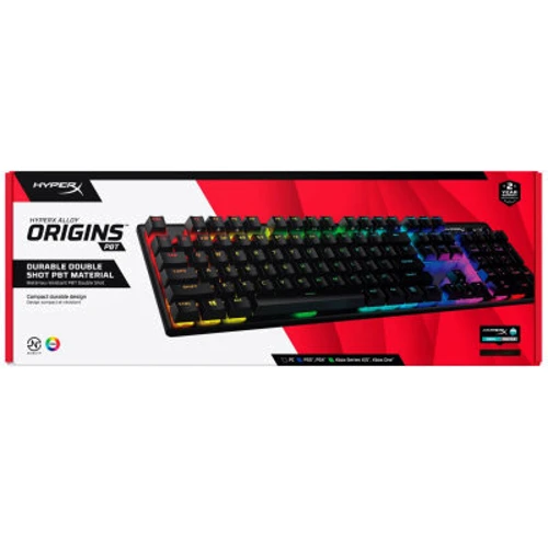 Клавіатура HyperX Alloy Origins PBT RGB Mechnical Red (639N3AA) фото 7