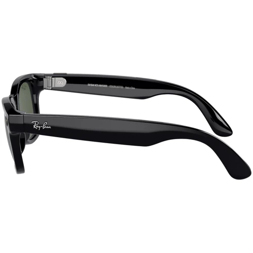 Смарт-окуляри Ray-Ban Meta Wayfarer Shiny Black / G-15 Green size L (RW4008 601/71 53-22) фото 4