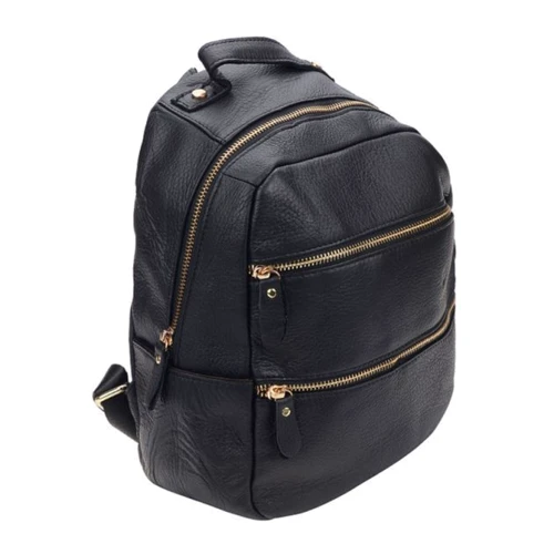 Женский рюкзак Borsa Leather черный (10t0320-black): Пол Женский
