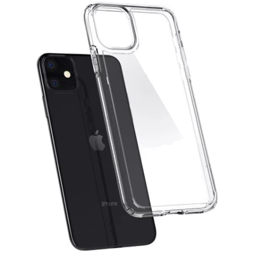 Чехол для iPhone Spigen Crystal Hibrid Crystal Clear (076CS27086) for iPhone 11: Тип чехла накладка на заднюю часть