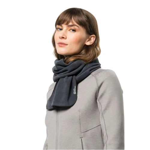 Шарф Jack Wolfskin Kaskaden Scarf темно-серый (1910831_6230): Пол Унисекс