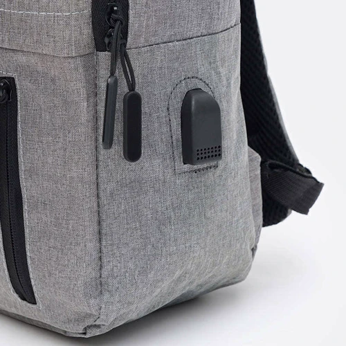 Чоловічий рюкзак Monsen сірий (C12225gr-grey): Тип ручки Плечевой ремень, Короткая ручка