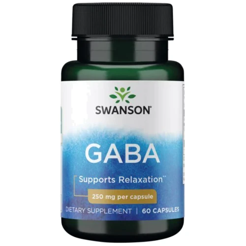 Swanson GABA ГАМК (гамма-аминомасляная кислота) 250 мг 60 капсул