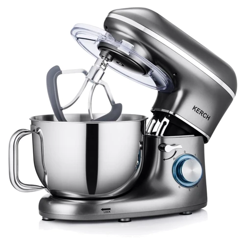 Міксер KERCH MyCHEF Grey 2200 W: Насадки Для смешивания, Для замеса теста, Для взбивания