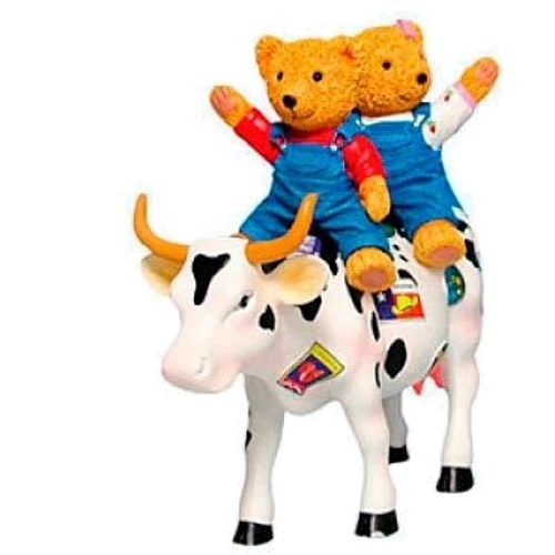 Коллекционная статуэтка Cow Parade Teddy Bears on the Moove Size M корова 15х5х13.5см (47763) фото 3