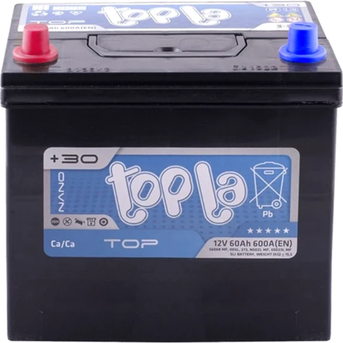 Автомобільний акумулятор T Topla 60 Ah/12V Top/Energy Japan (1) 56069