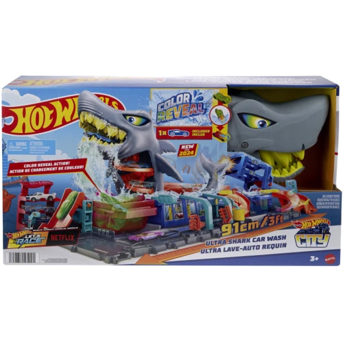 Игровой набор Hot Wheels City Автомойка Суперакула (HTN82)