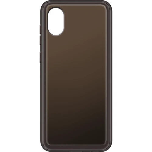 Чехол для телефонов Samsung Soft Clear Cover Black (EF-QA032TBEGRU) for Samsung A032 Galaxy A03 Core: Цвет черный