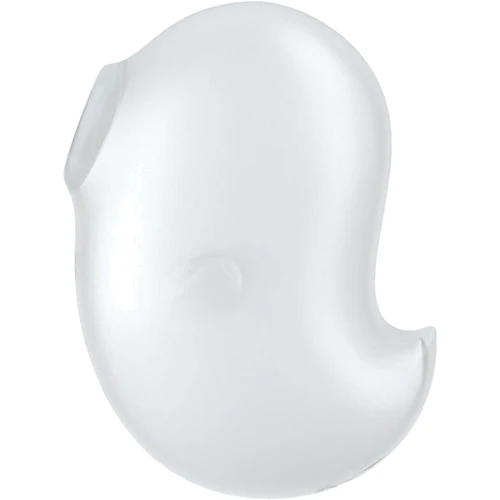 Вакуумный клиторальный стимулятор с вибрацией Satisfyer Cutie Ghost White