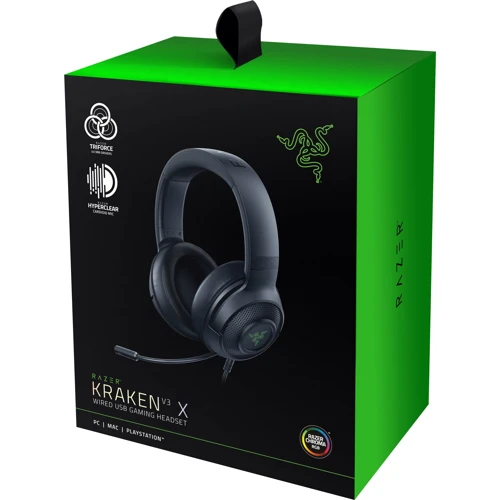 Навушники Razer Kraken V3 X (RZ04-03750100-R3M1): Опір навушників (Ом) 32