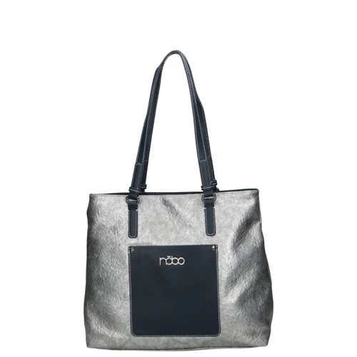 Женская сумка тоут Nobo серебристая (NBAG-G3191-C022)